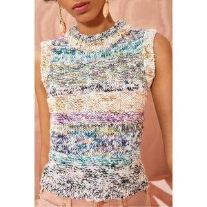 Ulla Johnson Zenna Handmade Knit Sleeveless Sweater